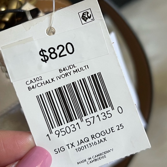 CA302 - Coach Rogue 25 In Signature Textile Jacquard - Picture 11 of 14